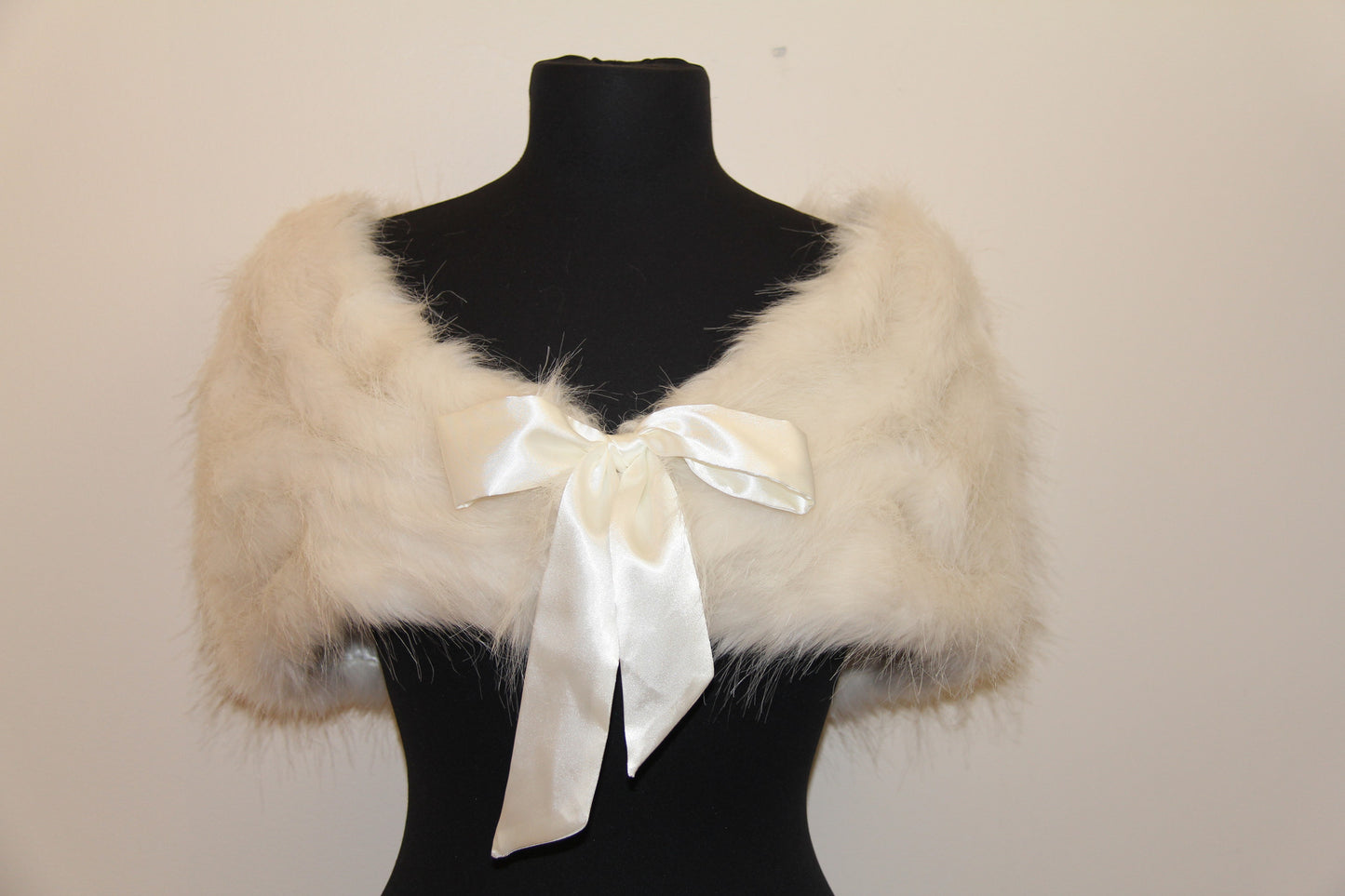 Ivory Fur Wrap