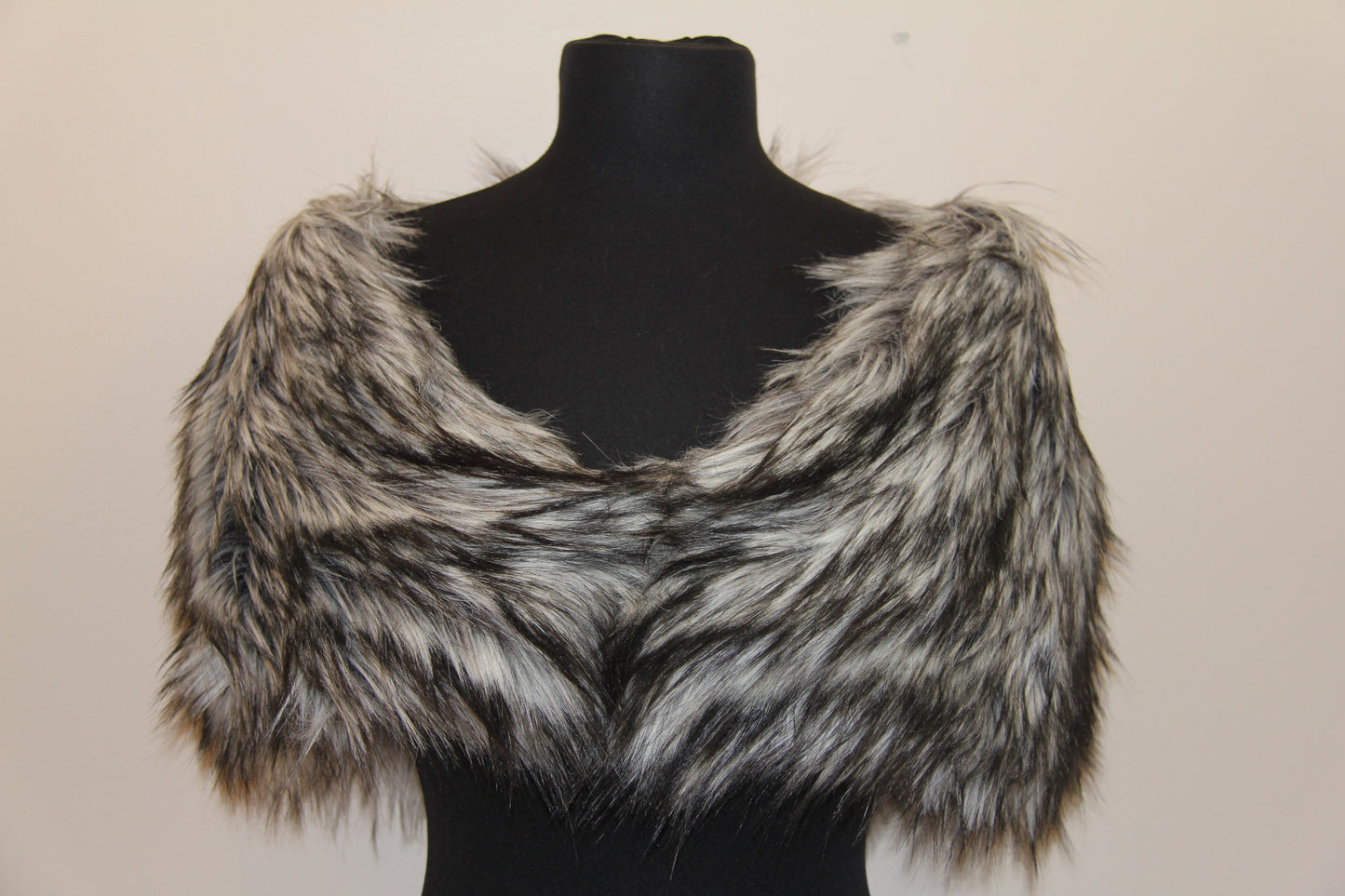 Silver Mix Fur Wrap