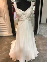 Load image into Gallery viewer, RB2816S Silk chiffon gown front view
