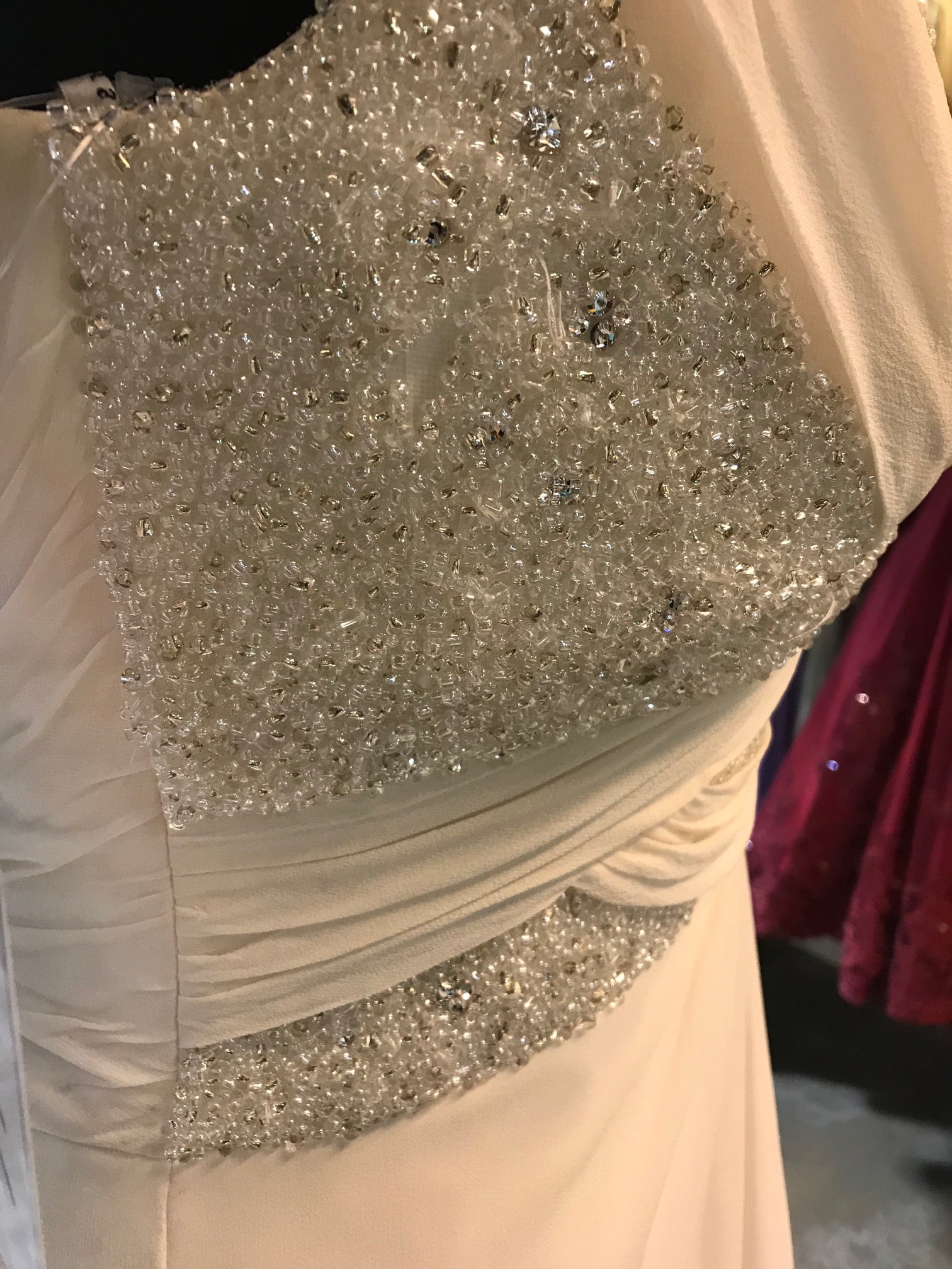 Missing beading on bodice